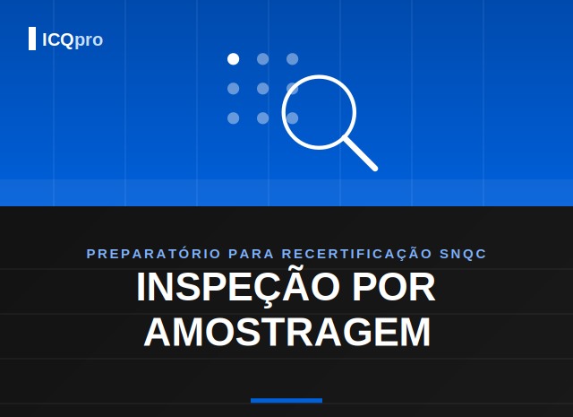 Capa técnica ICQpro: amostragem inspecao