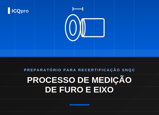 Capa técnica ICQpro: furos eixos tolerancias
